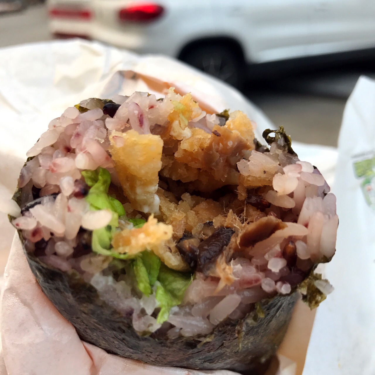 2020过路人台湾饭团美食餐厅,米饭比较特别,选用的是.