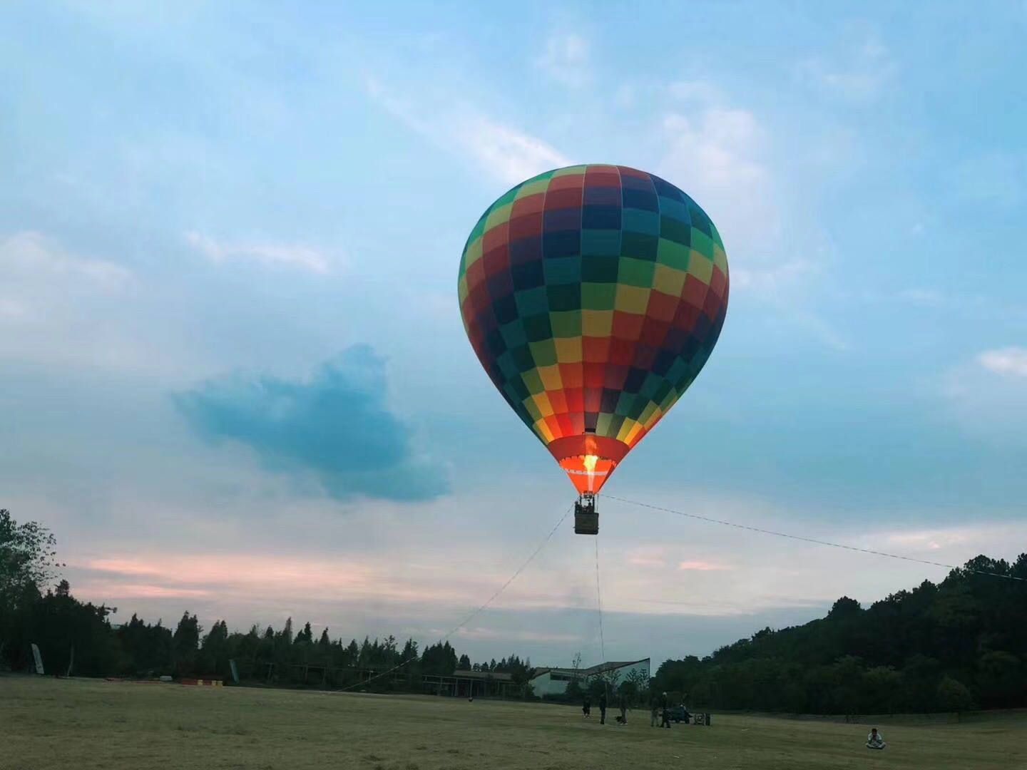 花山热气球体验旅游景点攻略图