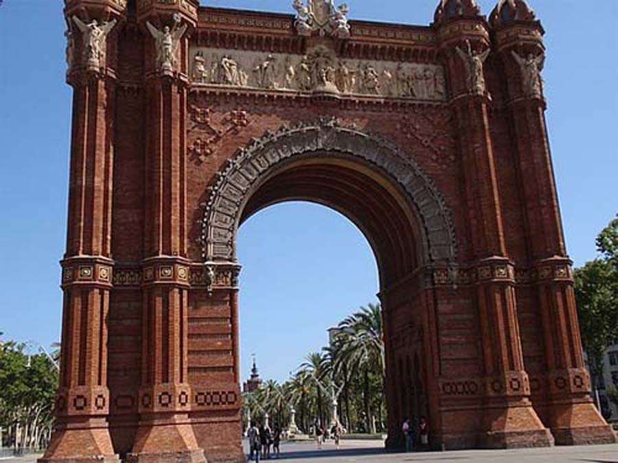 巴塞罗那凯旋门arc de triomf