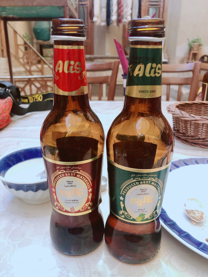 伊朗啤酒,没有酒精的啤酒,强烈推荐绿色柠檬味道的,在伊朗的酷热清凉