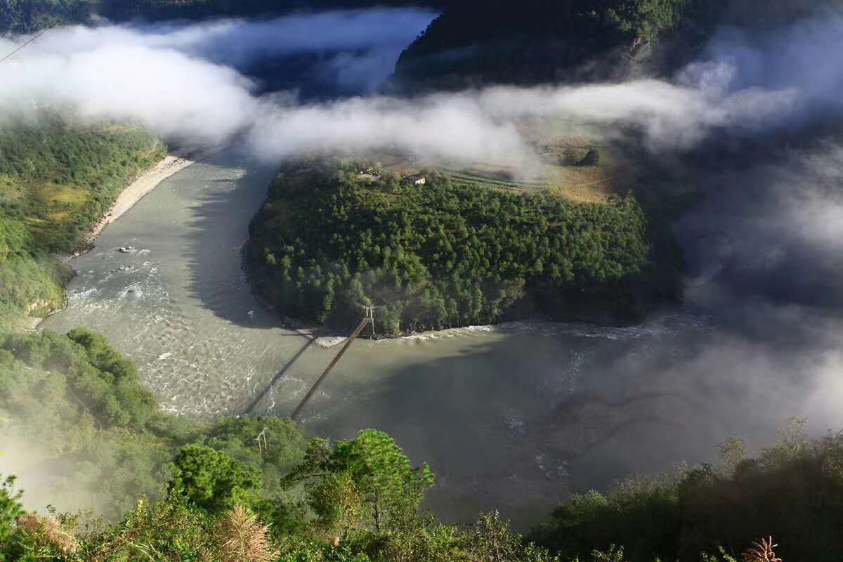 怒江大峡谷旅游景点攻略图