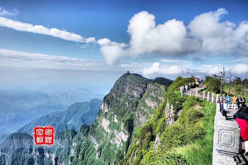 峨眉山旅游景点攻略图