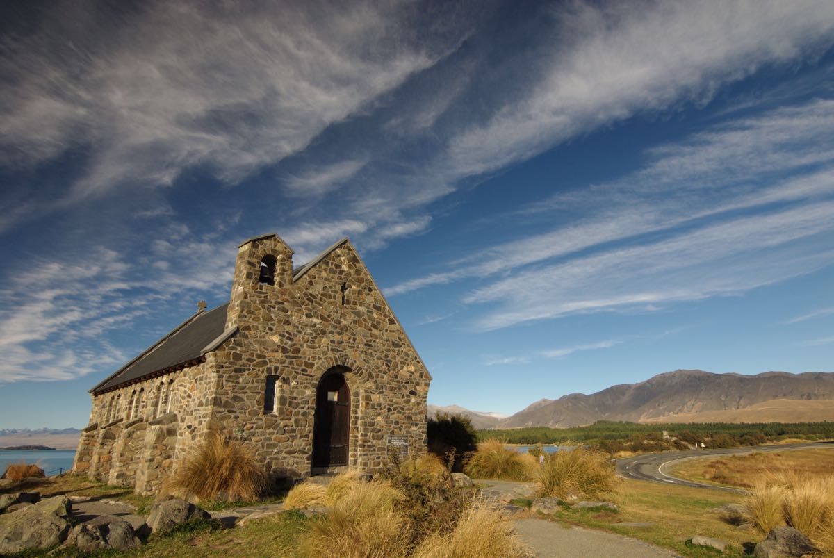 紐西蘭 好牧羊人教堂 Church of the Good Shepherd 蒂卡波湖 Lake Tekapo - Reina Kuo 旅樂生活
