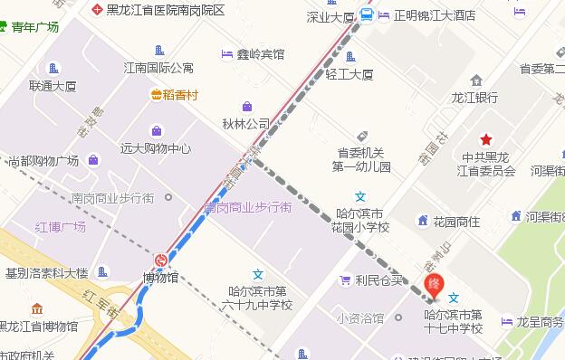 松花江到果戈里大街 有公交车嘛 几路?