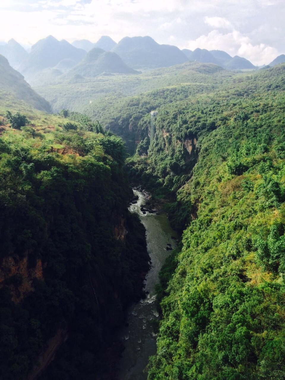 马岭河峡谷旅游景点攻略图