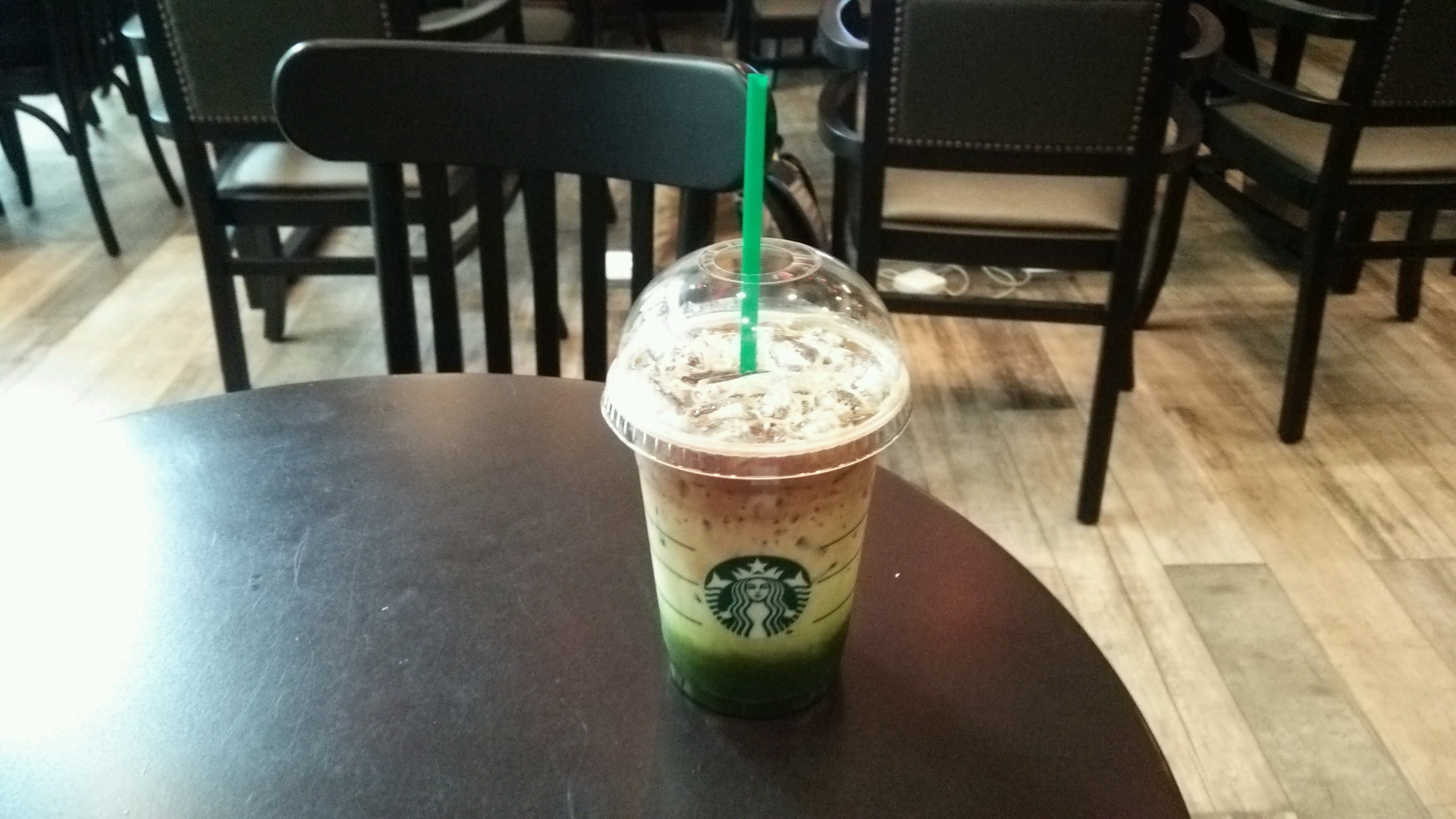 iced matcha with espresso