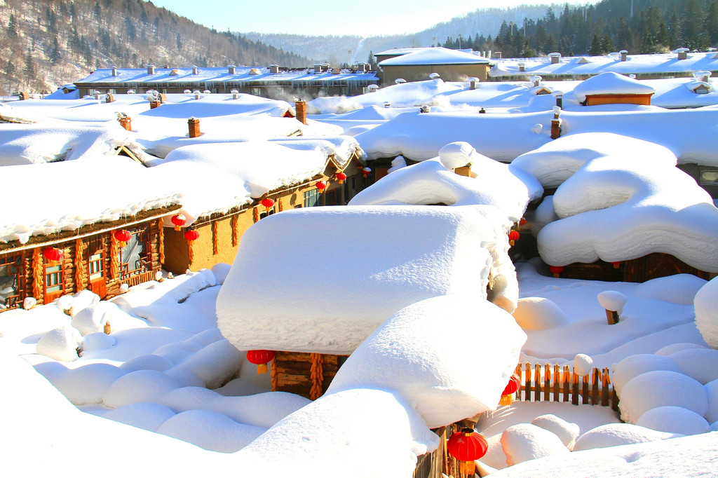 冰天雪地演绎的童话故事 2018年1月哈尔滨雪乡,吉林雾凇岛冰雪之旅