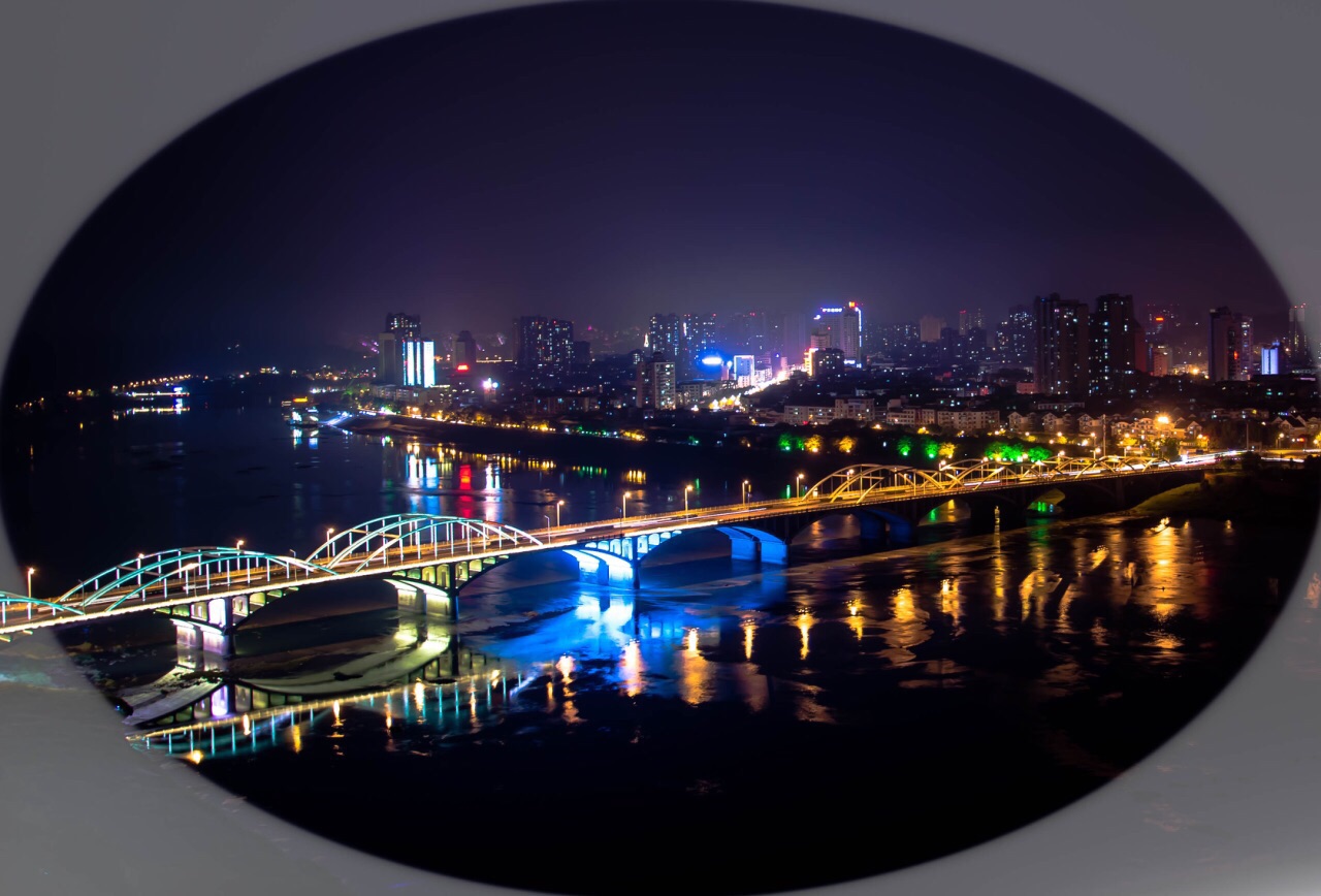 【携程攻略】乐山乐山大桥景点,岷江二桥=旧大桥,夜景