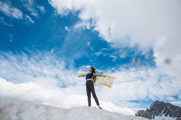 玉龙雪山大索道 雪山之巅,一组靓照