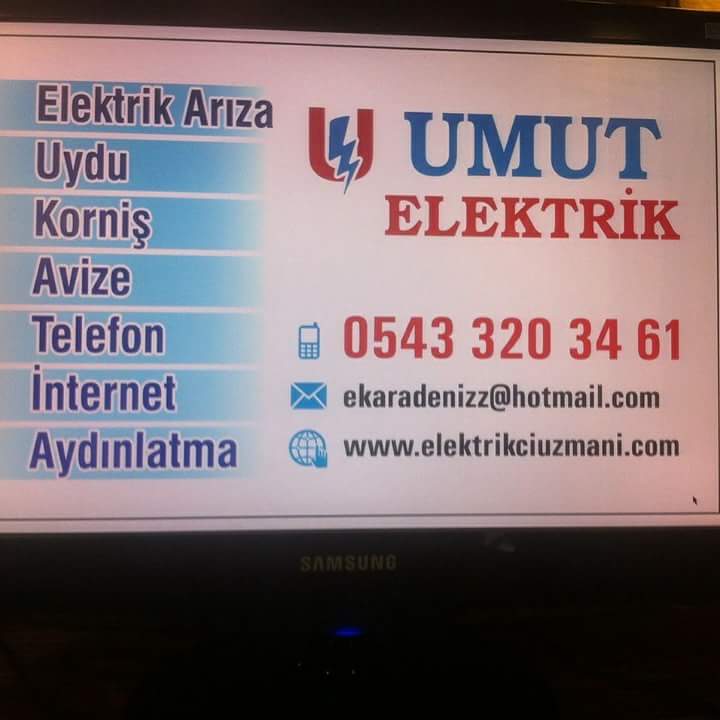 umut elektrk054332034617/24 servis hizmetiyle.