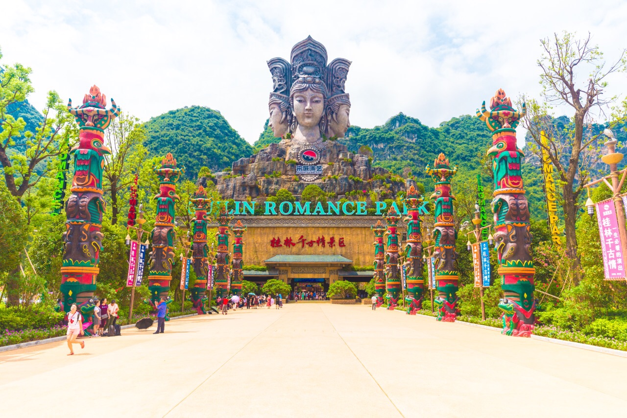 桂林千古情景区旅游景点攻略图