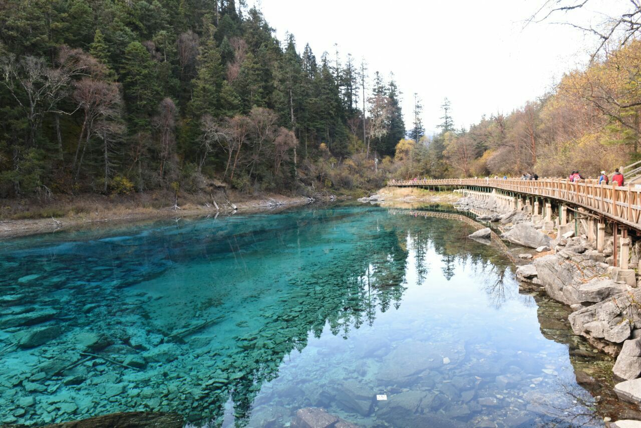 五彩池旅游景点攻略图