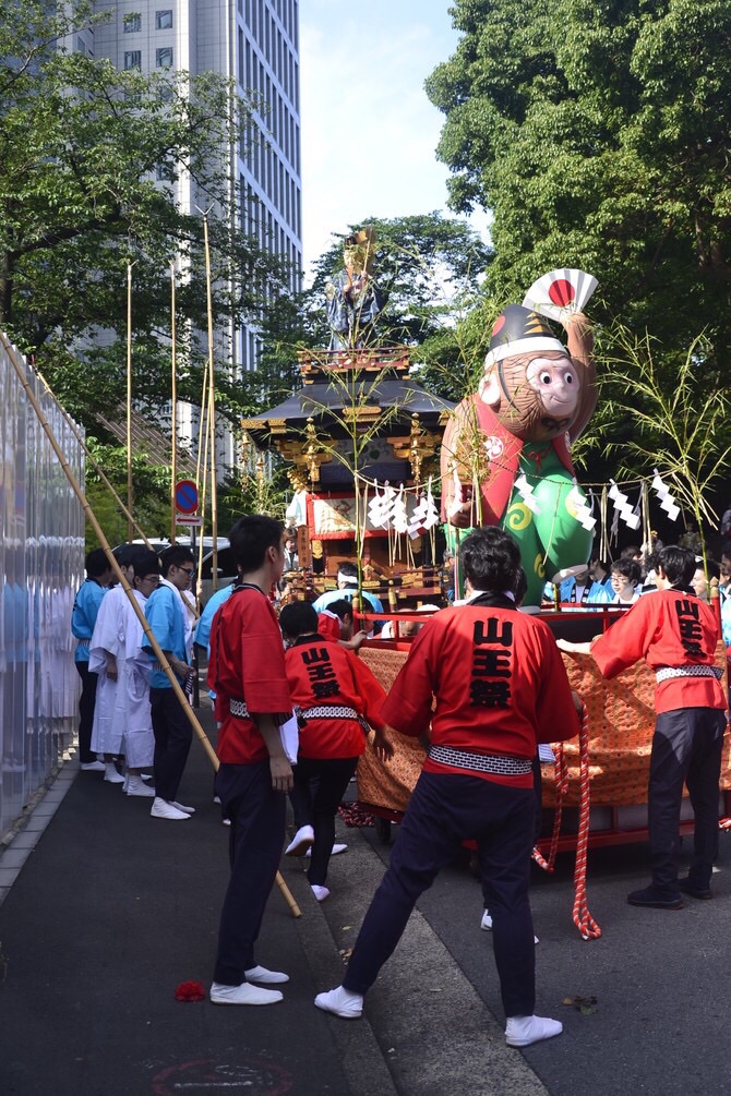 山王祭和著名的京都「祗园祭,大阪的「天神祭」共称为「日本三大祭