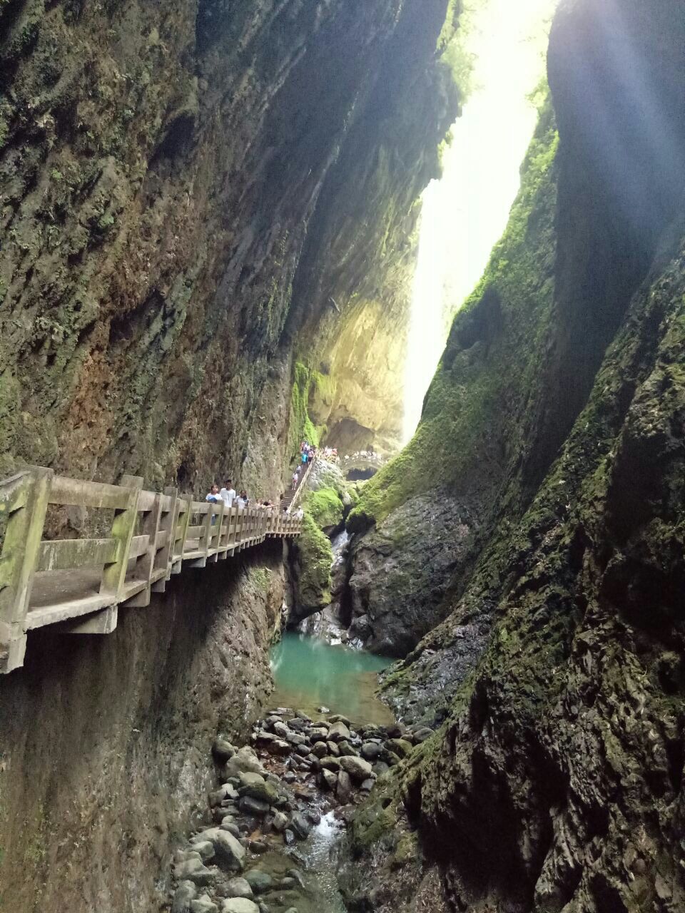 龙水峡地缝