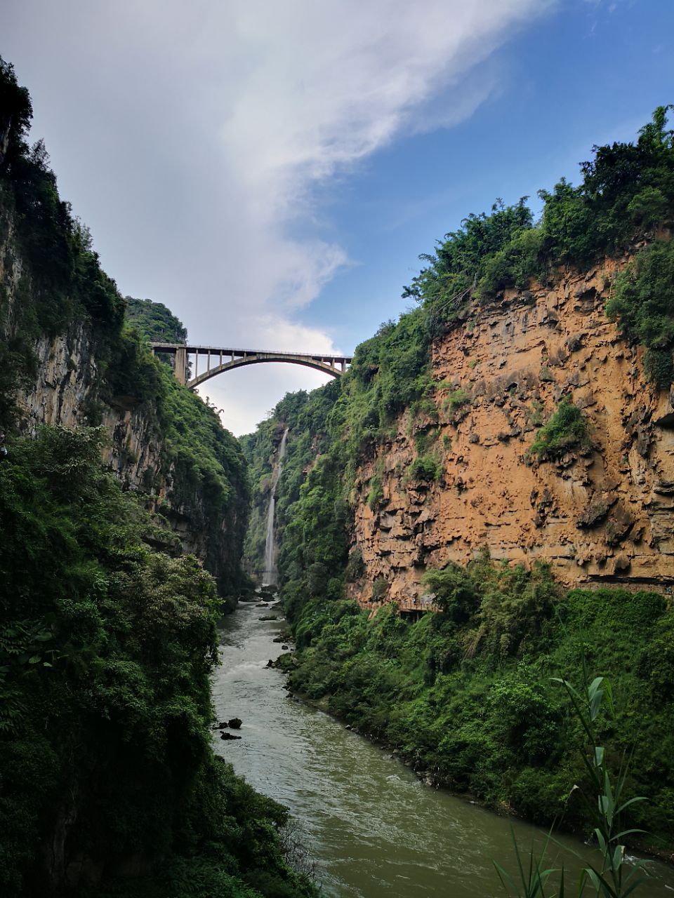 马岭河峡谷旅游景点攻略图
