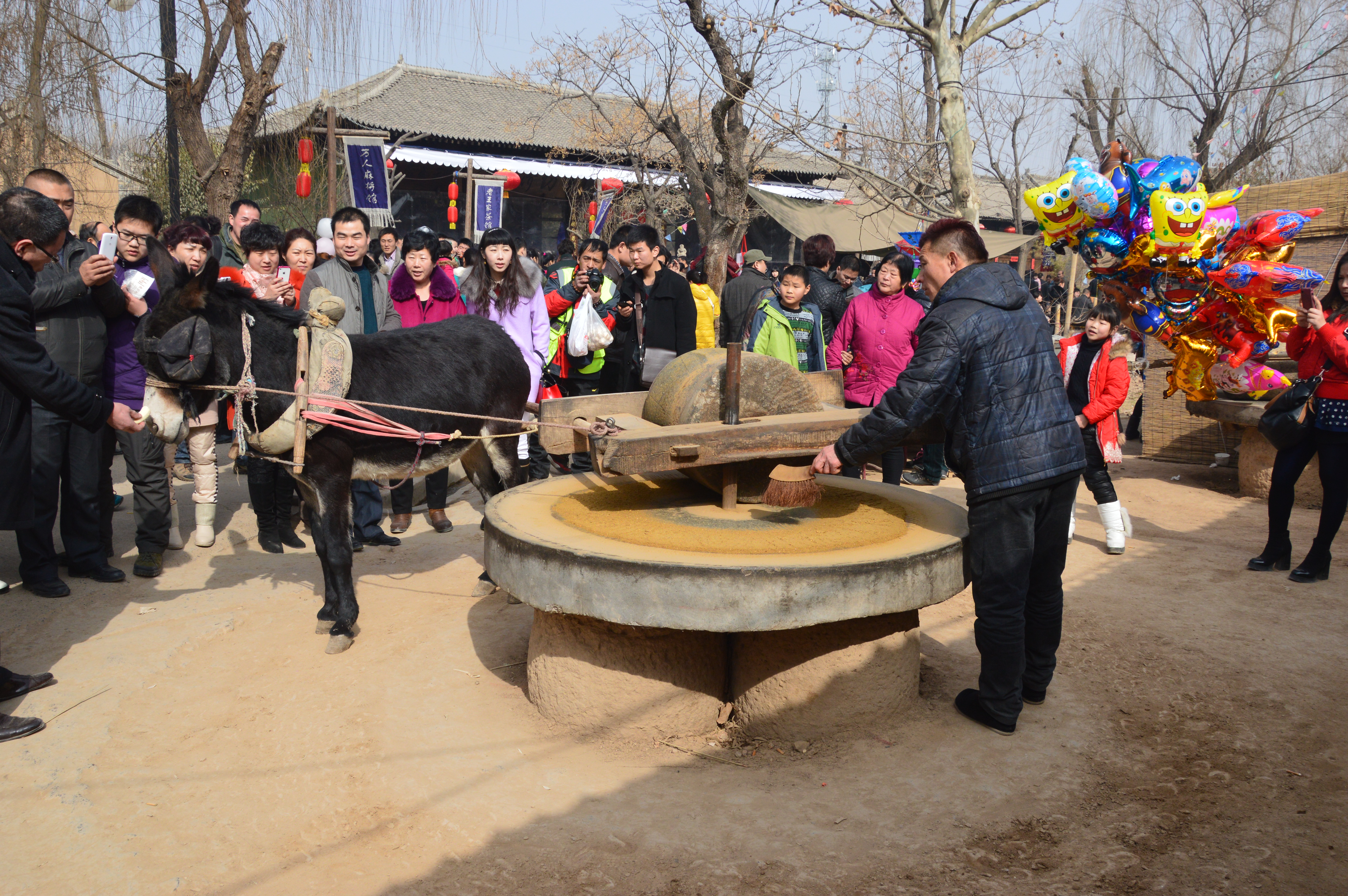 袁家村旅游景点攻略图