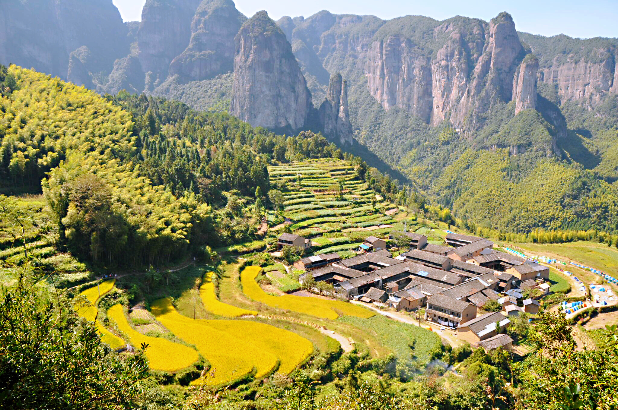 仙居哪里有梯田?有没有好点的民宿?