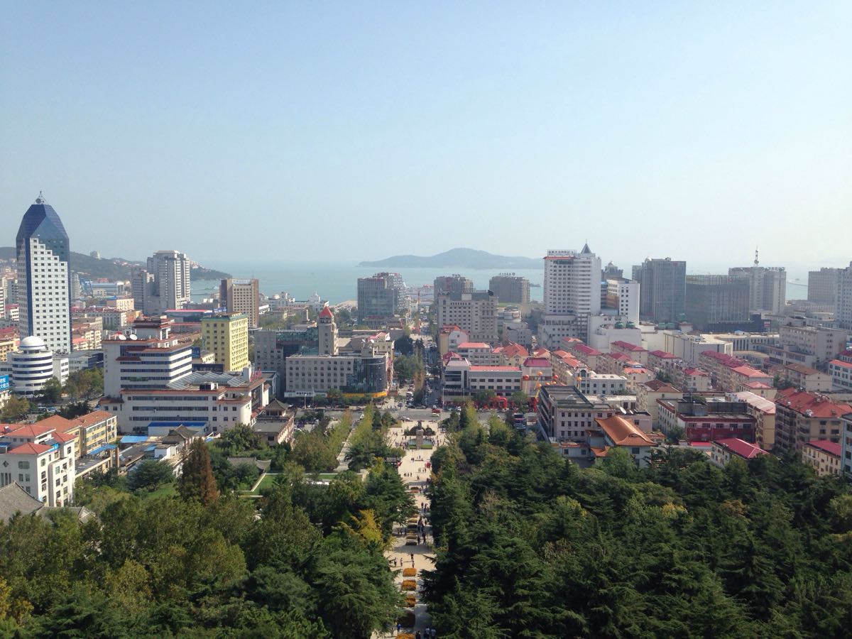 【携程攻略】威海环翠楼公园景点,免费公园,需要身份证领登塔的票