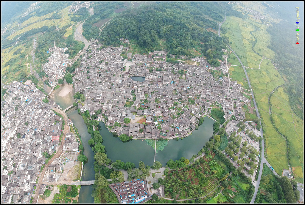 宏村全景