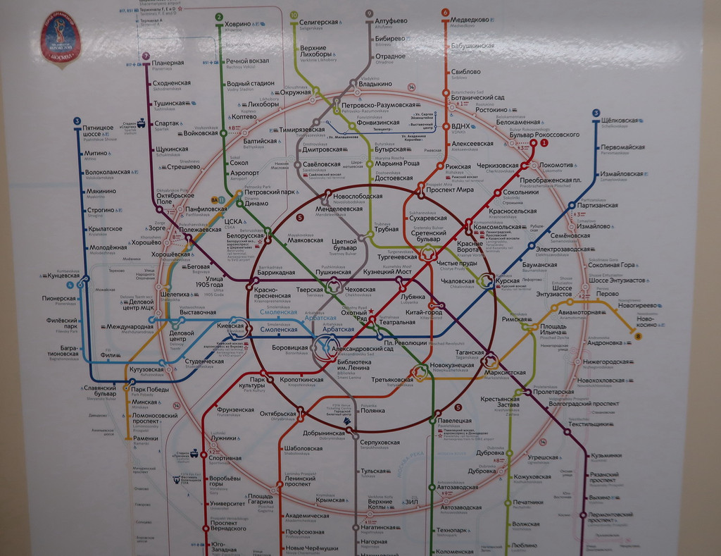 体验莫斯科地铁