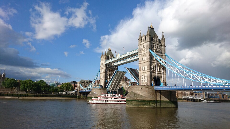 伦敦塔桥建筑速写图片展示