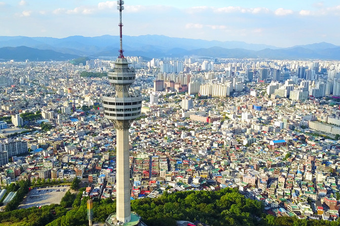 乘坐城市观光巴士的大邱一日游!