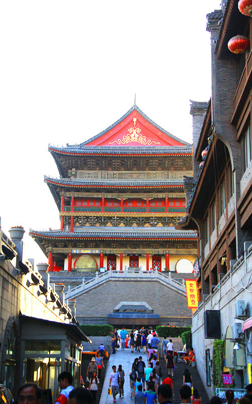 运城钟楼步行街,山西运城,运城街_大山谷图库