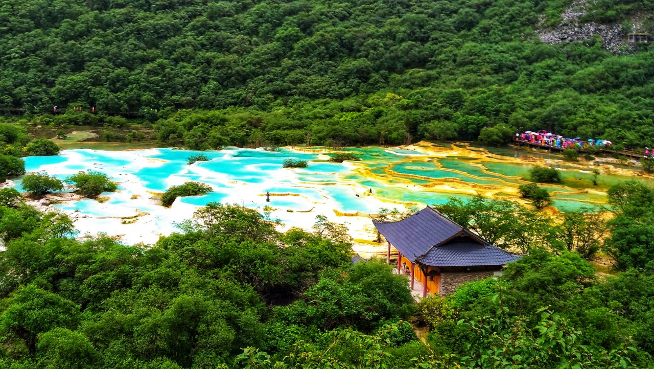 黄龙风景名胜区旅游景点攻略图