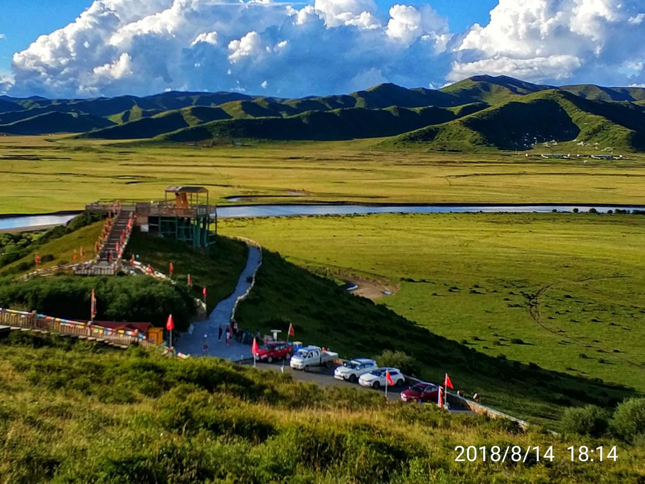 红原月亮湾旅游景点攻略图