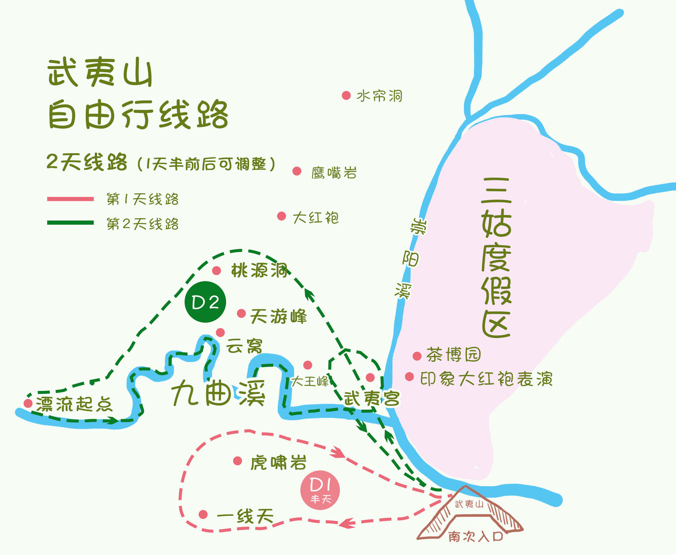 九月武夷山,穿什么比较好,穿裙子爬山有问题吗