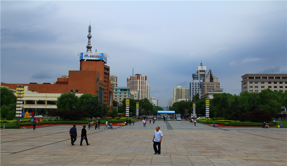 牡丹江市街景 牡丹江市街景