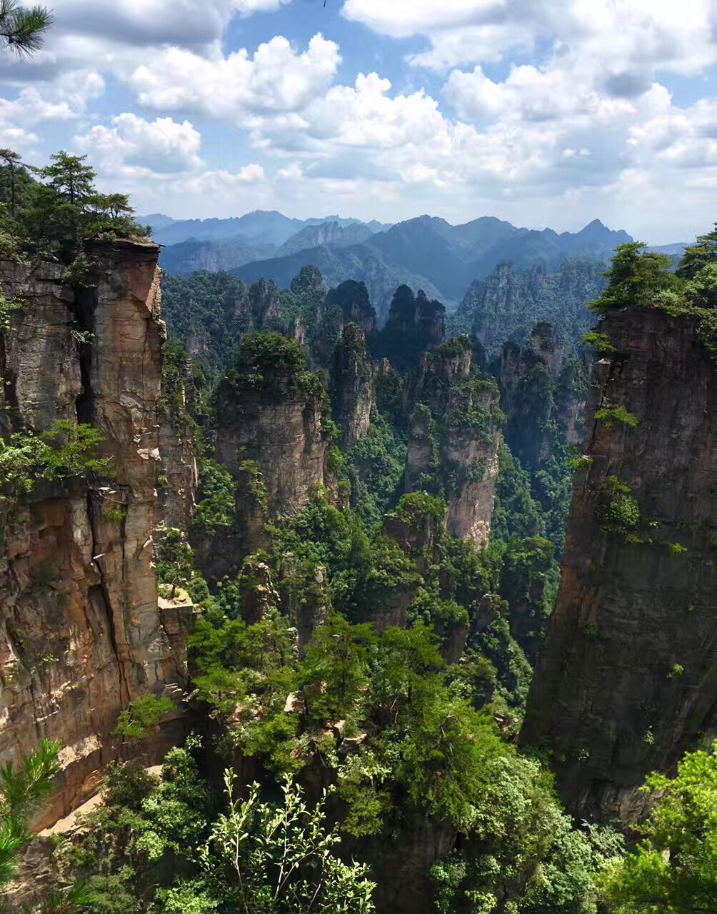 天子山旅游景点攻略图