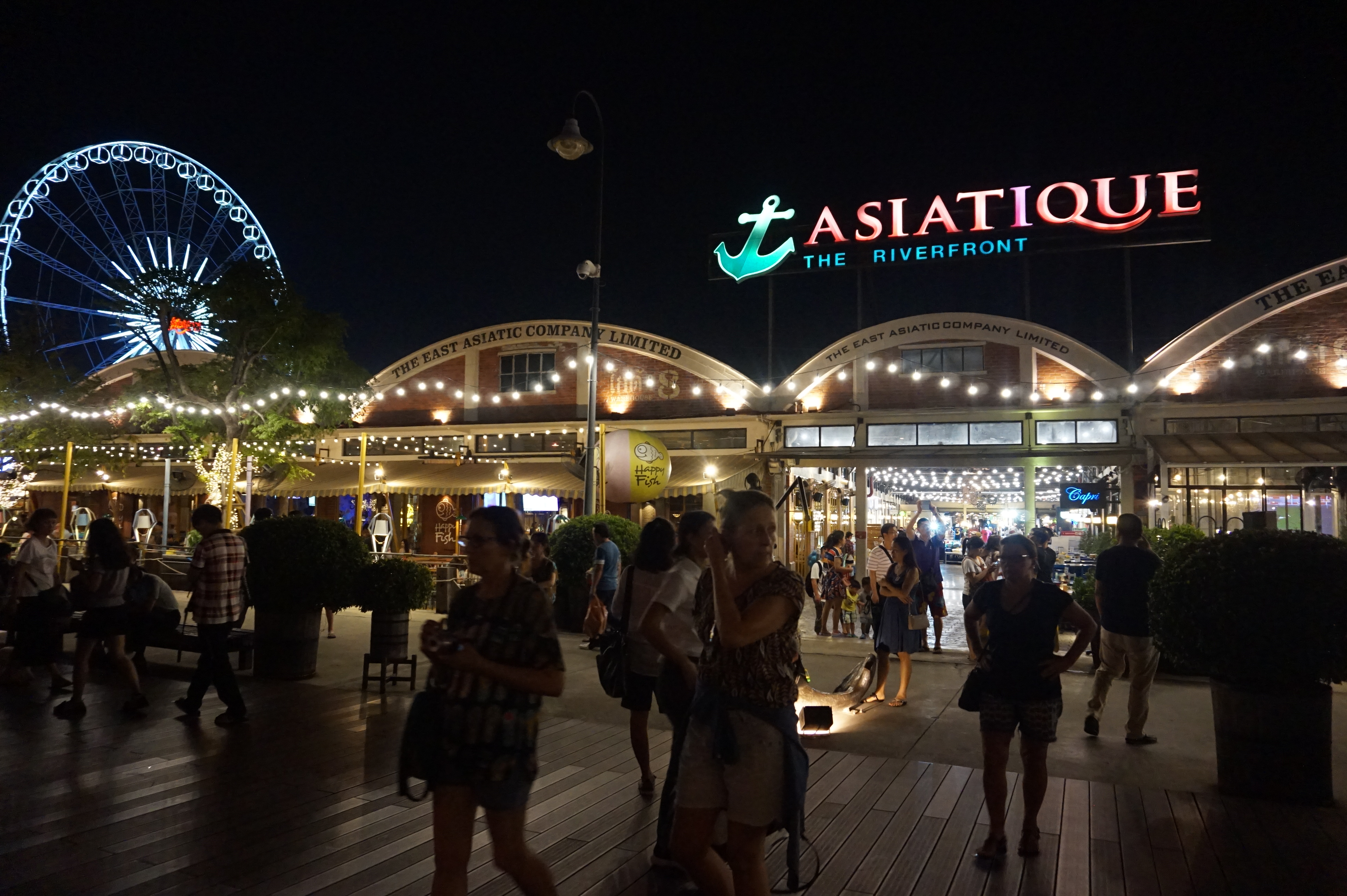 曼谷夜市摩天轮旅游景点攻略图
