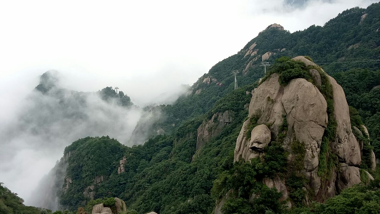 【携程攻略】九华山花台景区景点,花台景区很美,人在云上游,美景似