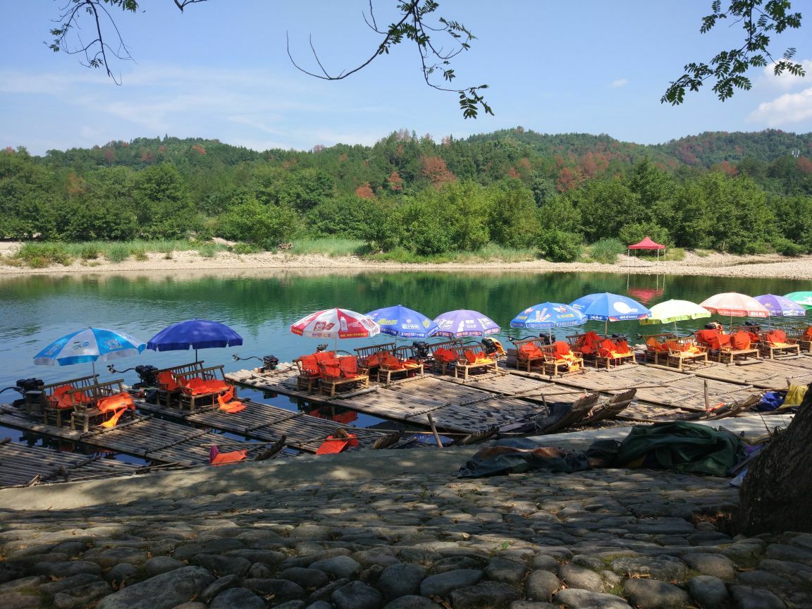 楠溪江狮子岩桃花源码头漂流旅游景点攻略图