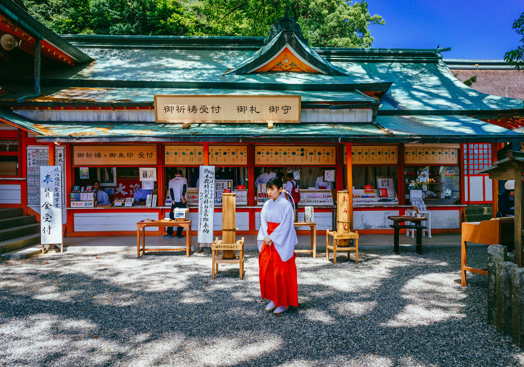 夏日的日本关西和歌山熊野