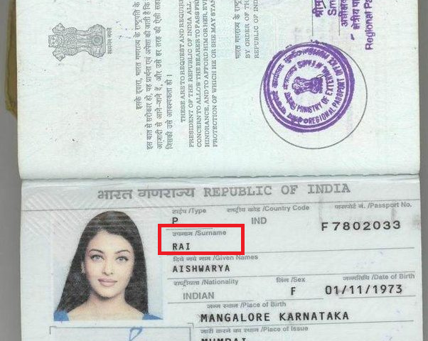 印度人护照没姓如何订机票 外国人的话,姓和名次序颠倒是没有问题,都