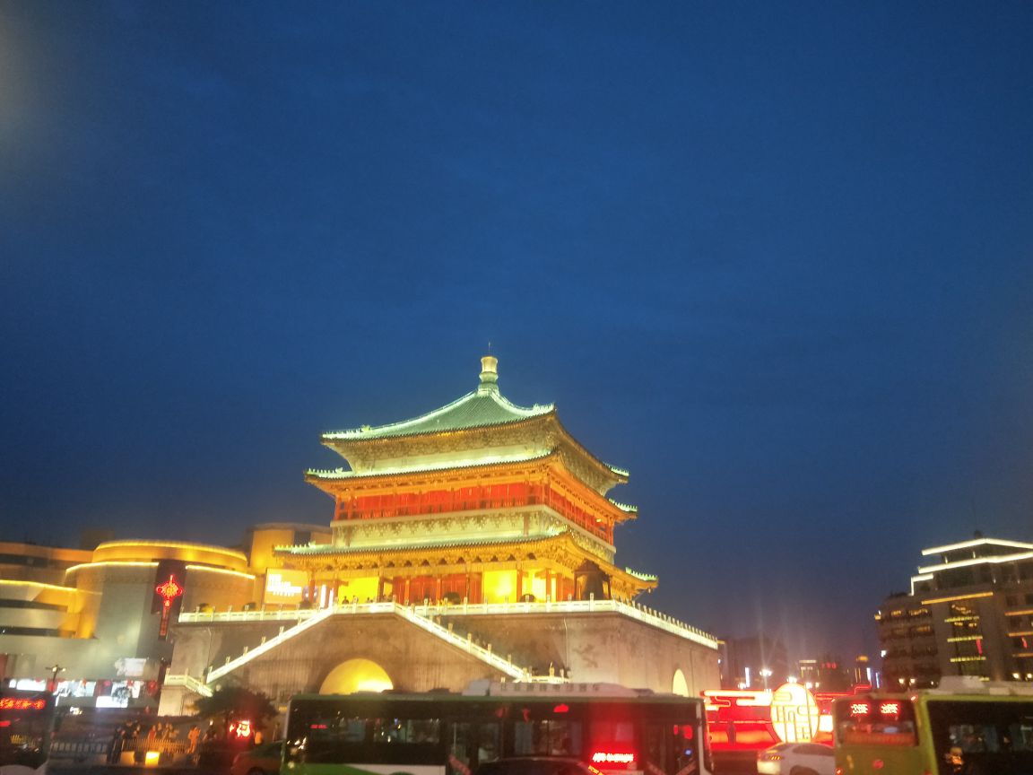 西安钟楼旅游景点攻略图