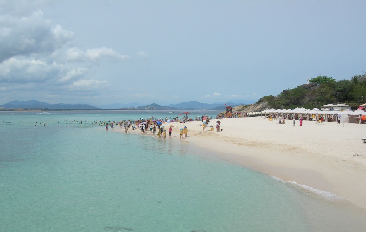 蜈支洲岛海滨浴场旅游景点攻略图