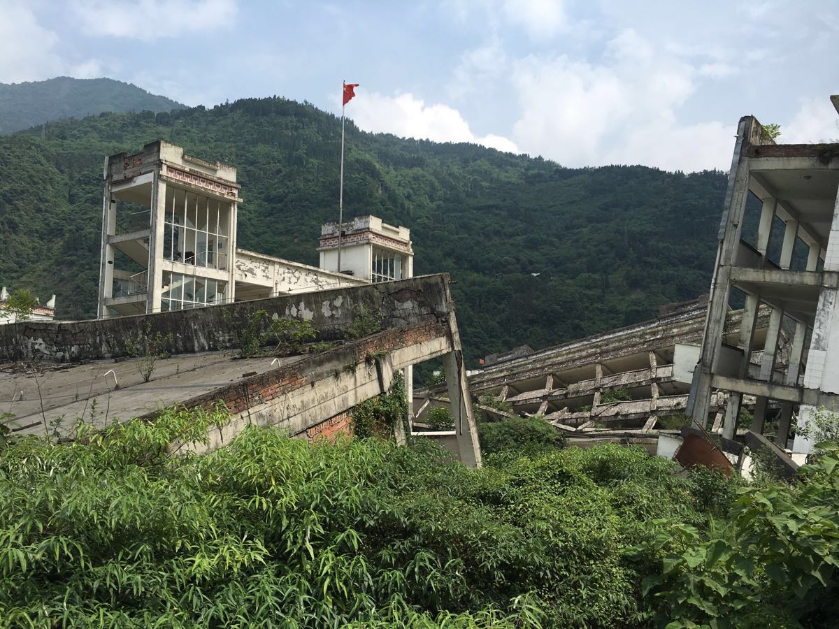 映秀地震遗址旅游景点攻略图