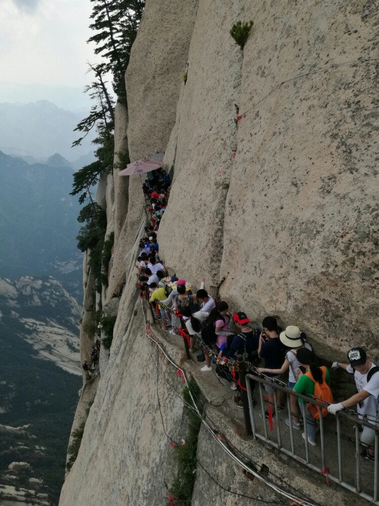 【携程攻略】陕西渭南华阴华山长空栈道好玩吗,陕西样