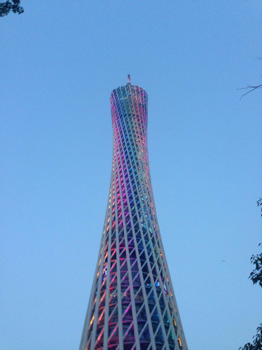 【携程攻略】广州广州塔景点,塔顶还有世界最高的横向摩天轮,只可惜