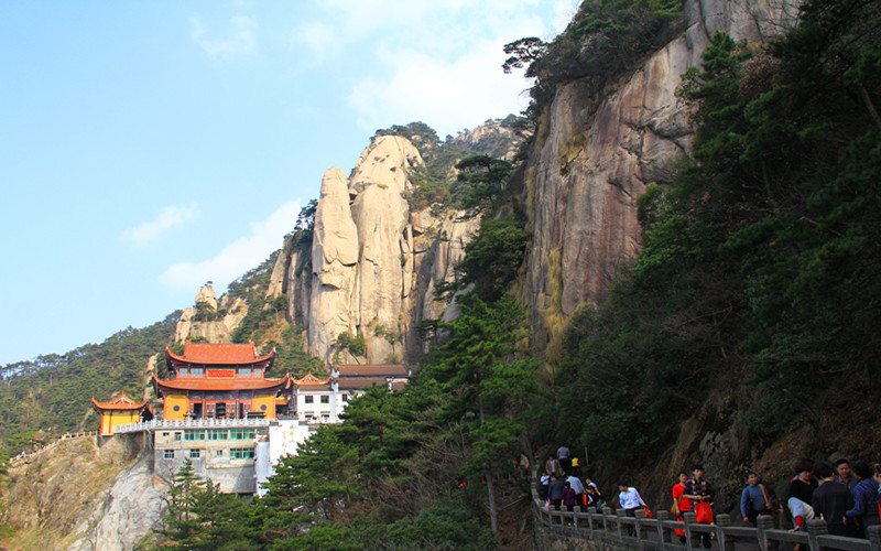 天台景区,观音峰,古拜经台金地