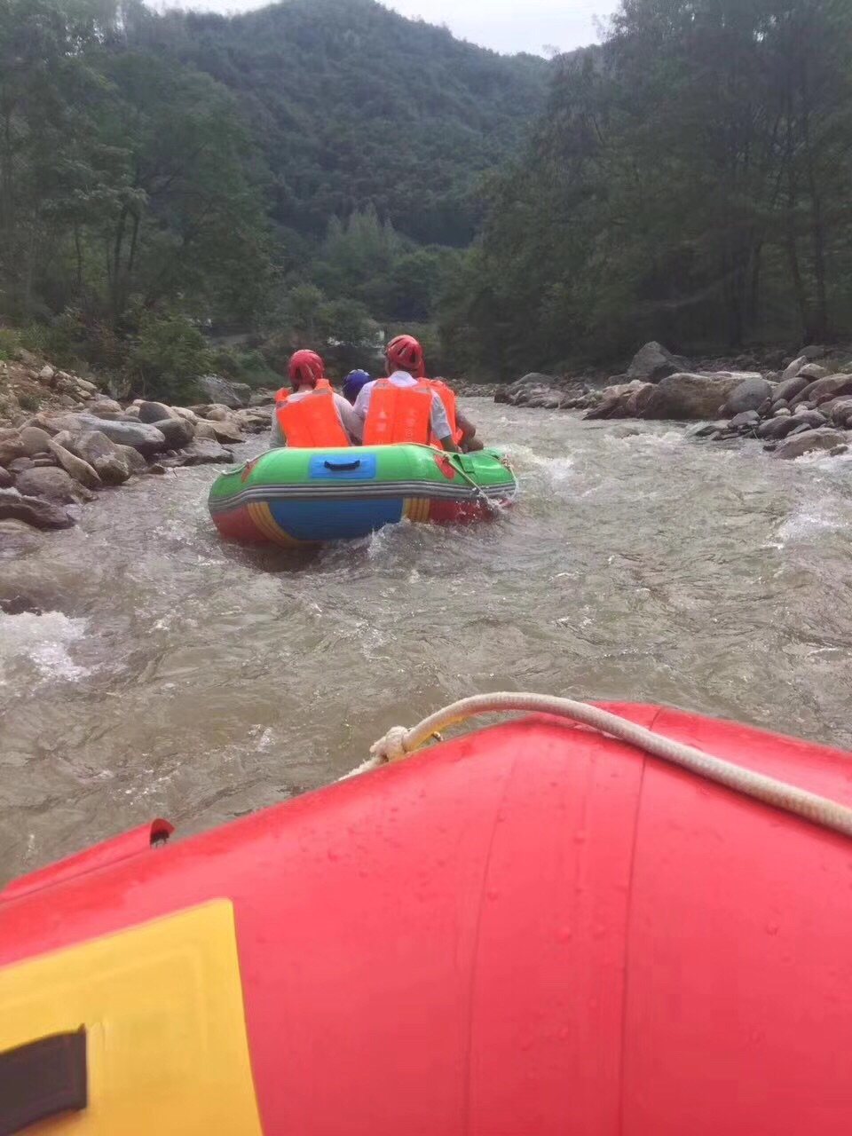 霍山大峡谷漂流