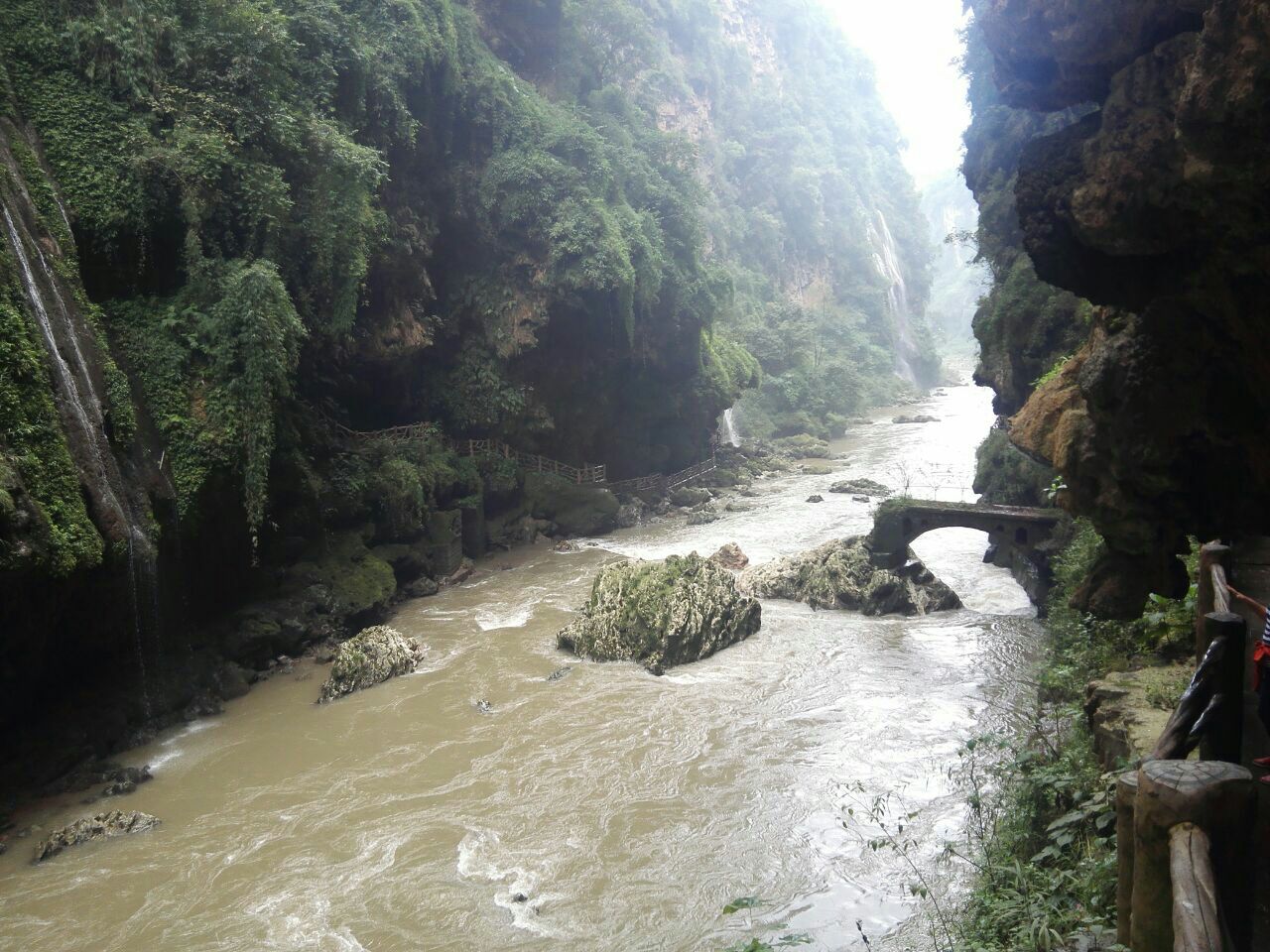 马岭河峡谷旅游景点攻略图