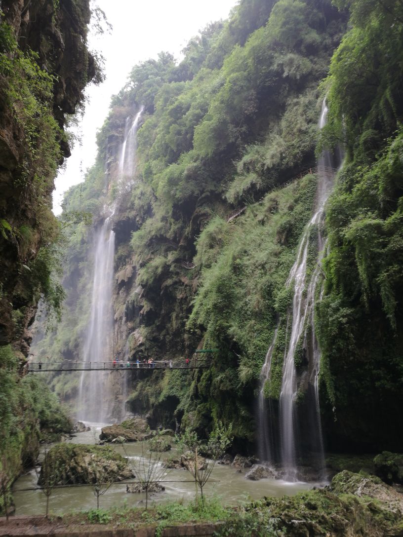 马岭河峡谷旅游景点攻略图
