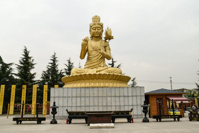 法门寺文化景区1——佛光大道