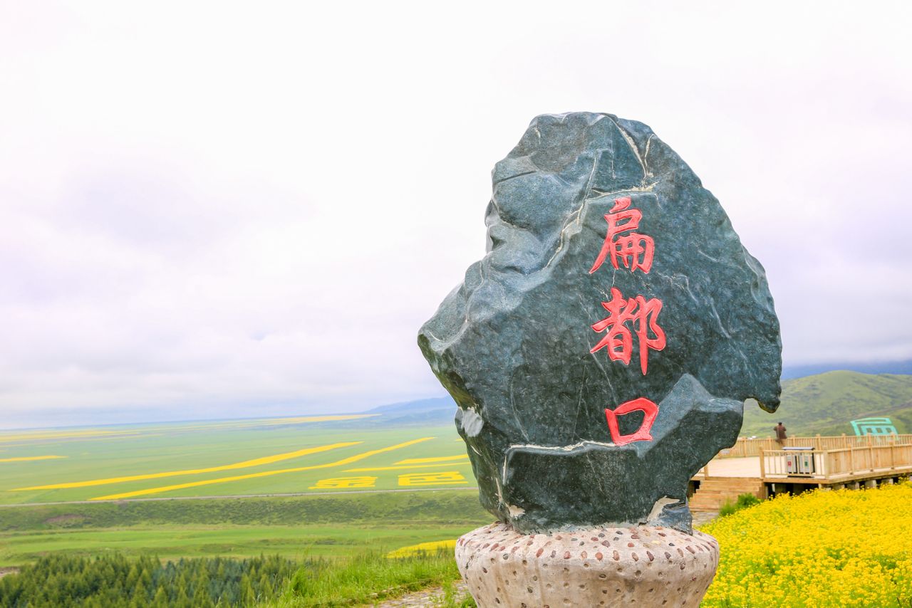 【携程攻略】民乐扁都口生态休闲旅游区景点,夏季看花