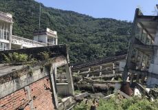 漩口中学地震遗址