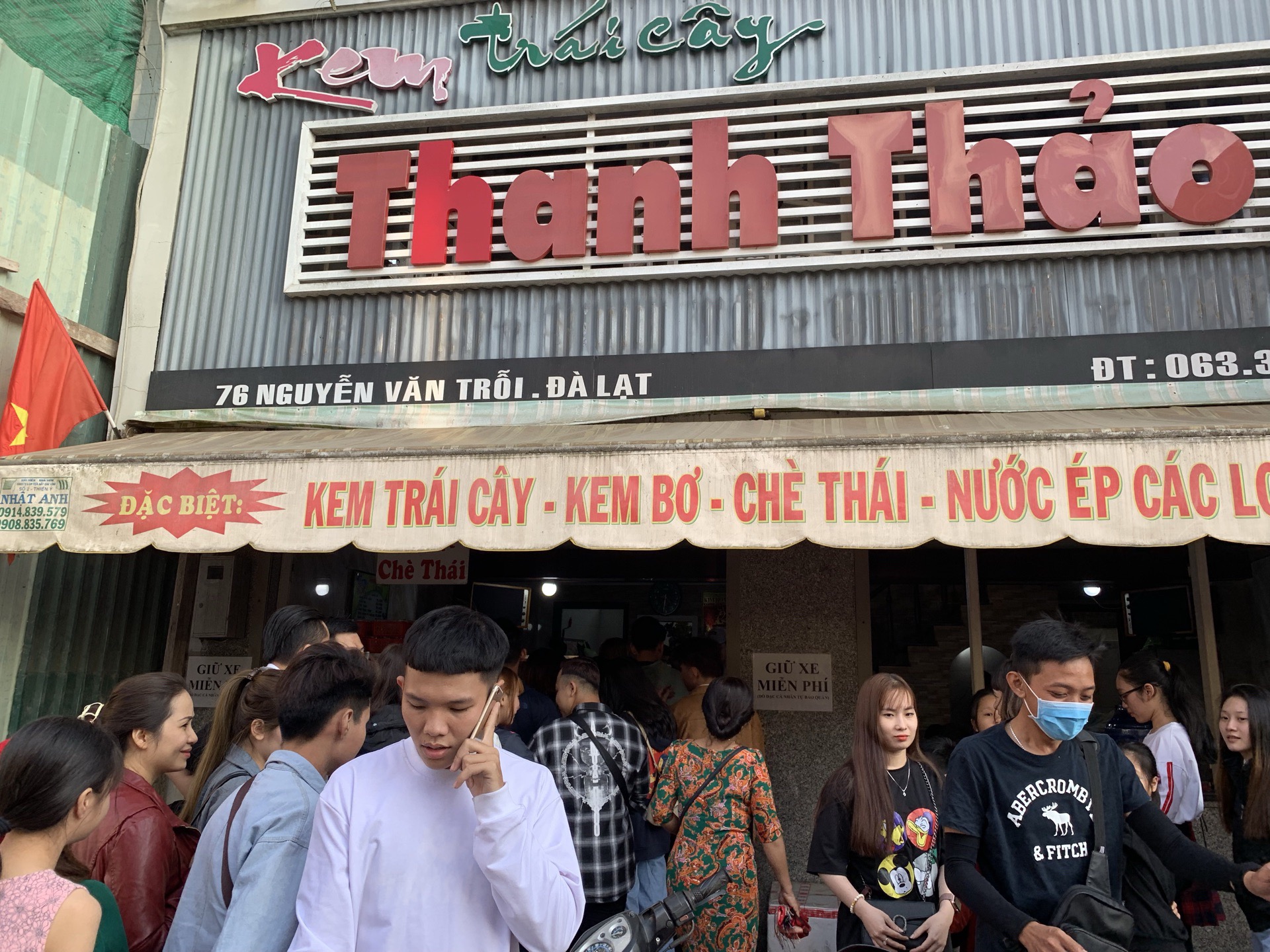 大叻#  越南避暑山城的当地网红糖水店thanh thao,这